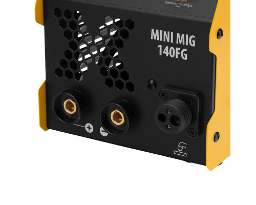 Аппарат инвертор. полуавтомат. сварки Denzel Mini MIG-140FG 94322