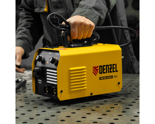 Инверторный сварочный полуавтомат Denzel Mini MIG-140LFG 94305