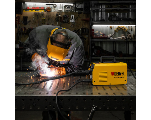 Инверторный сварочный полуавтомат Denzel Mini MIG-140LFG 94305