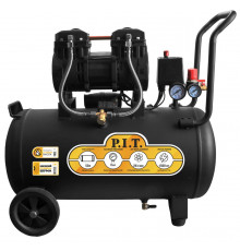 Компрессор P.I.T. безмасляный 50л + набор головок MaxPiler 94шт в подарок АКЦИЯ 