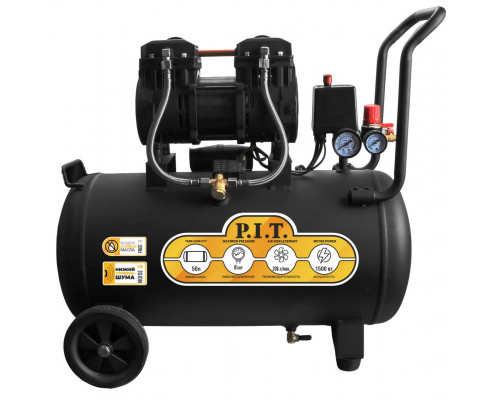 Компрессор поршневой безмасляный P.I.T. PAC50-C1