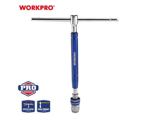 Вороток WORKPRO 1/4" c Т-образной рукояткой, удлиненный WP275016
