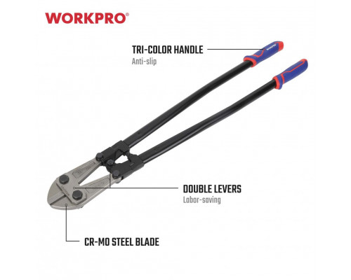 Болторез WORKPRO 900 мм WP216007