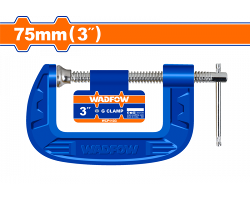 Струбцина G-образная 75 мм WADFOW WCP1103 Струбцина G-образная 75 мм WADFOW WCP1103