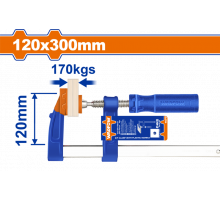 Струбцина F-типа 120х300 мм WADFOW WCP2121