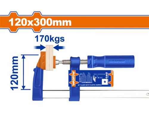 Струбцина F-типа 120х300 мм WADFOW WCP2121 Струбцина F-типа 120х300 мм WADFOW WCP2121