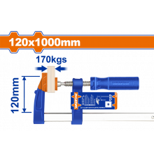 Струбцина F-типа 120х1000 мм WADFOW WCP2125