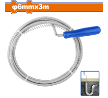 Трос для прочистки труб 3 м WADFOW WDD2303