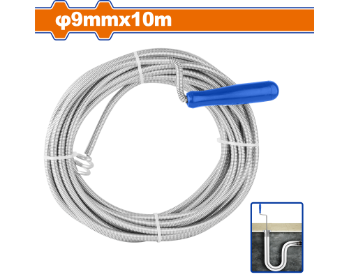 Трос для прочистки труб 10 м WADFOW WDD2310