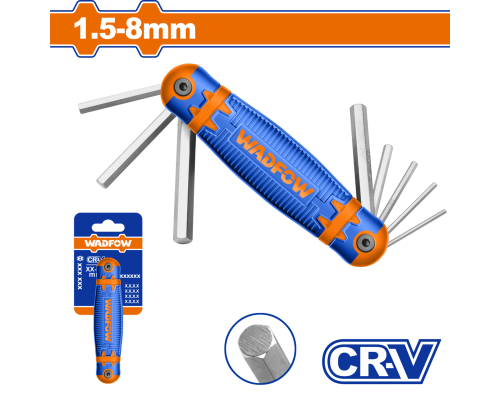 Набор шестигранников HEX 8 в 1 WADFOW WHK1281