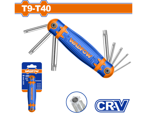 Набор шестигранников TORX 8 в 1 WADFOW WHK3281