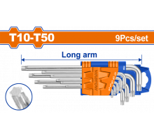 Набор шестигранников TORX 9 шт WADFOW WHK3291