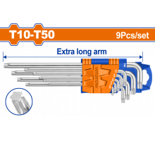 Набор шестигранников TORX 9 шт. WADFOW WHK3292