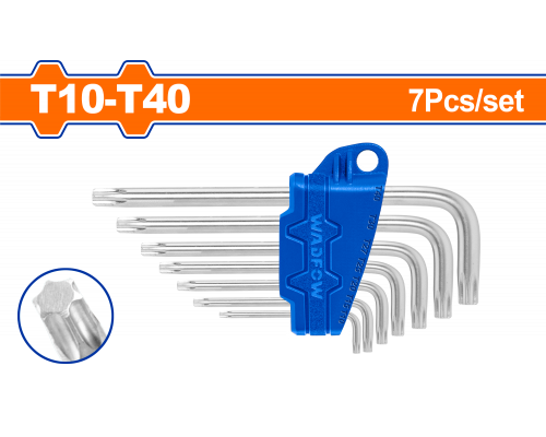 Набор шестигранников TORX 7 шт WADFOW WHK3671