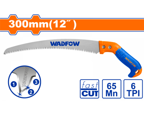 Ножовка садовая 300 мм 6TPI WADFOW WHW7G12 Ножовка садовая 300 мм 6TPI WADFOW WHW7G12