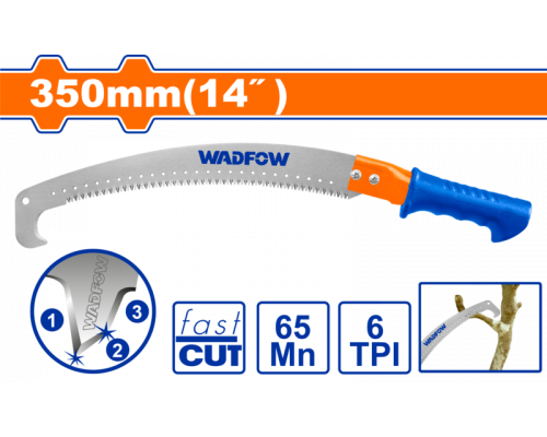 Ножовка садовая 350 мм 6TPI WADFOW WHW8G14 Ножовка садовая 350 мм 6TPI WADFOW WHW8G14