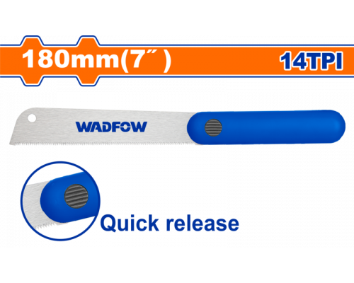 Пила тяговая 180 мм 14TPI WADFOW WHW9G07 Пила тяговая 180 мм 14TPI WADFOW WHW9G07
