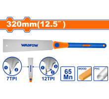 Ножовка с двойной кромкой 320 мм 7TPI+12TPI WADFOW WHWD112