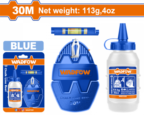 Шнур-отвес малярный 30 м WADFOW WHX1630