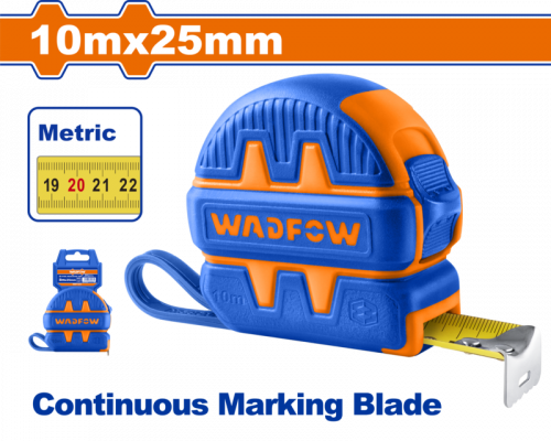 Рулетка 10 м х 25 мм WADFOW WMT1251 Рулетка 10 м х 25 мм WADFOW WMT1251