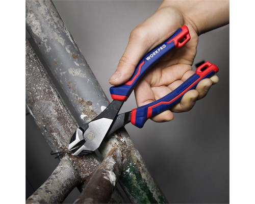 Усиленные бокорезы WORKPRO 180 мм CR-V WP231023