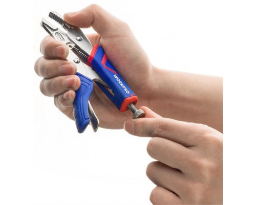 Фиксирующие клещи WORKPRO PRO 130 мм WP231072