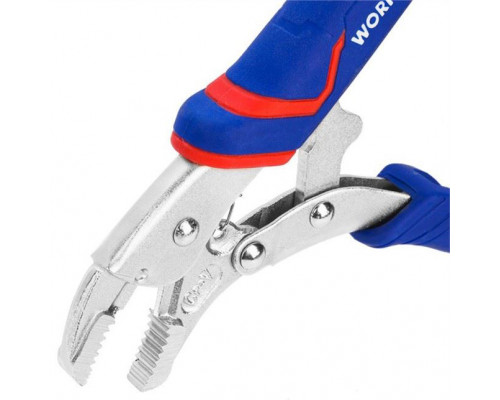 Фиксирующие клещи WORKPRO PRO 130 мм WP231072