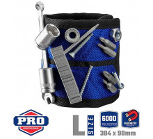 Магнитный держатель для инструмента WORKPRO 384×90 мм наручный WP289001