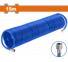 Шланг для компрессора спиральный 15 м WADFOW WQG1915