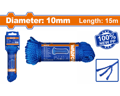 Веревка 10 мм 15 м WADFOW WRZ1310