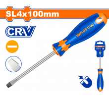 Oтвертка плоская SL4х100 мм WADFOW WSD1244