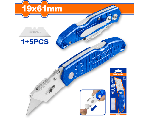 Нож складной 163 мм (19х61 мм) WADFOW WSK9419 Нож складной 163 мм (19х61 мм) WADFOW WSK9419