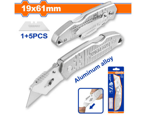 Нож складной 173 мм (19х61 мм) WADFOW WSK9461 Нож складной 173 мм (19х61 мм) WADFOW WSK9461