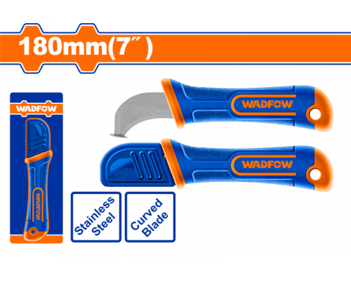 Нож монтажника 180 мм WADFOW WSX8612