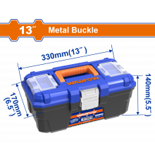 Ящик для инструмента 330х170х140 мм, 7 кг WADFOW WTB3313