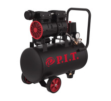 Компрессор P.I.T. БЕЗМАСЛЯННЫЙ 24л + набор головок MaxPiler 94шт в подарок АКЦИЯ PAC24-C1 + MXT-94-SET