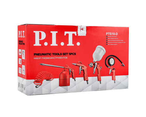 Компрессор P.I.T. PAC100-C + Набор пневмоинструментов P.I.T. PTS10-D в подарок АКЦИЯ PAC100-C + PTS10-D