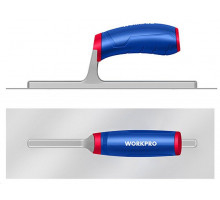Гладилка WORKPRO 280х130 мм, нержавеющая сталь WP323005