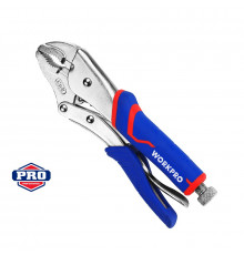 Клещи зажимные WORKPRO 250 мм, с изогнутыми губками WP231074