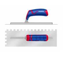 Гладилка WORKPRO 280х130 мм, зубья 6х6 мм, нержавеющая сталь WP323001