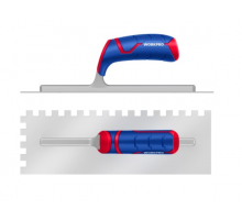 Гладилка WORKPRO 280х130 мм, зубья 10х10 мм, нержавеющая сталь WP323003