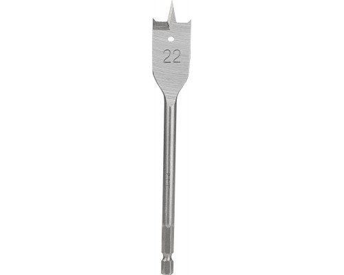 Сверло по дереву перовое P.I.T. Ø22x152 мм, хвостовик HEX 1/4"/6,35 мм AWOD04-0022 Сверло по дереву перовое P.I.T. Ø22x152 мм, хвостовик HEX 1/4"/6,35 мм AWOD04-0022