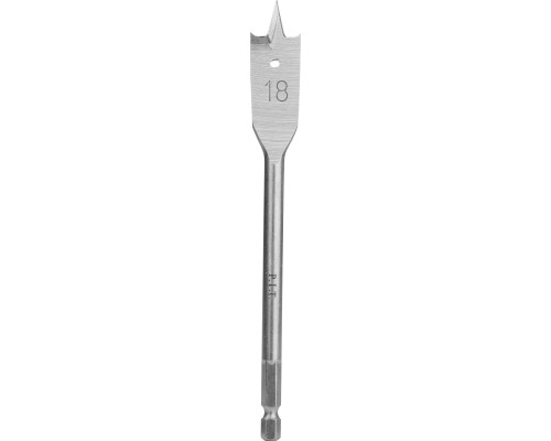 Сверло по дереву перовое P.I.T. Ø18x152 мм, хвостовик HEX 1/4"/6,35 мм AWOD04-0018