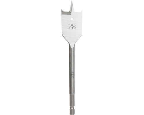 Сверло по дереву перовое P.I.T. Ø28x152 мм, хвостовик HEX 1/4"/6,35 мм AWOD04-0028 Сверло по дереву перовое P.I.T. Ø28x152 мм, хвостовик HEX 1/4"/6,35 мм AWOD04-0028