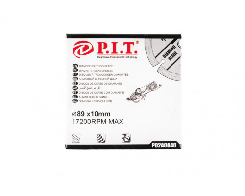 Диск алмазный отрезной P.I.T. P02A0040 Диск алмазный отрезной P.I.T. P02A0040