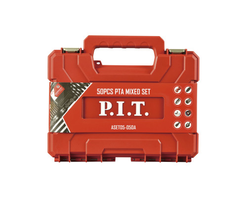 Набор сверл и бит P.I.T. 50 предметов ASET05-050A Набор сверл и бит P.I.T. 50 предметов ASET05-050A
