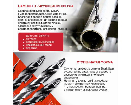 Сверло по металлу самоцентрирующееся P.I.T. 4.8 мм AMED16-0004C Сверло по металлу самоцентрирующееся P.I.T. 4.8 мм AMED16-0004C