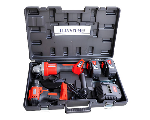 Аккумуляторный набор Felisatti Шуруповерт FT19026 + УШМ FT1606 +2 АКБ 19021606