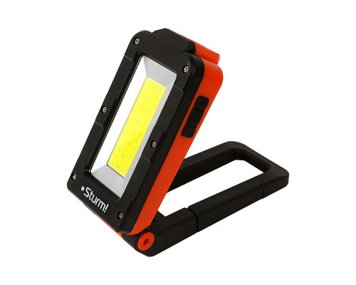 Фонарь-прожектор 300лм, аккумуляторный, COB+XPE светодиоды, 4 магнита, Sturm! 4052-05-300