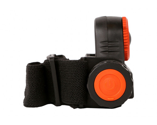 Налобный аккумуляторный фонарь Sturm COB и XPE светодиоды, функция зум, 140лм 4052-01-140